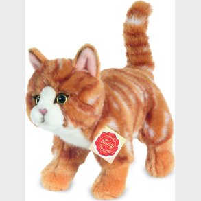 Teddy Hermann - Stende Kat Rdstribet 20 Cm
