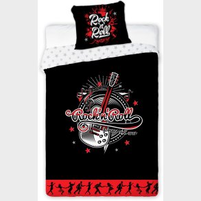 Teenager Rock and Roll Sengetj 140x200 cm - 100 procent bomuld