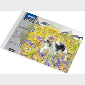 Tegneblok - A5 - 210x150 Mm - 10 Ark - 350 G - Spree