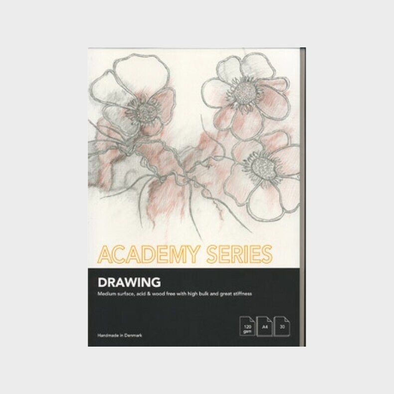 Tegneblok Academy A3 120 G - 30 Ark