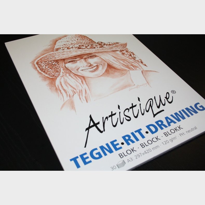 Tegneblok Artistique A3 120 G - 30 Ark