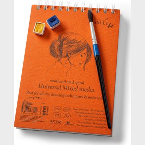 Tegneblok Mixed Media Papir A5 200 G