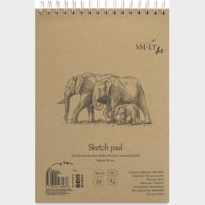 Tegneblok Skitse Natur Brown A4 135 G