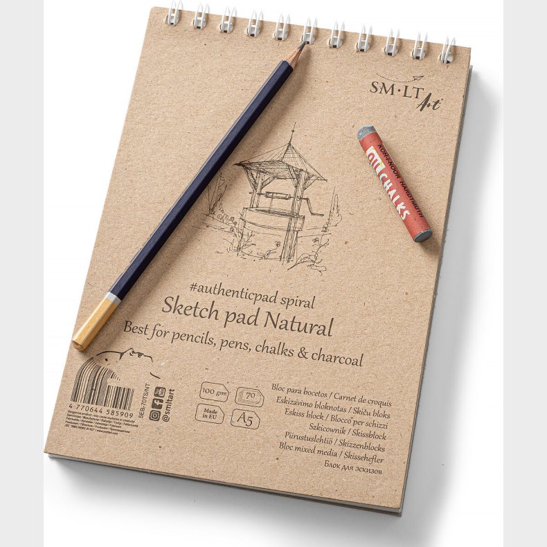 Tegneblok Skitse Natural A5 100 G