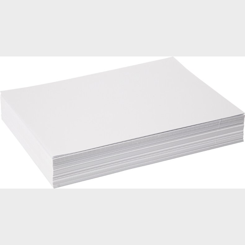 Tegnepapir - A4 - 210x297 Mm - 190 G - Hvid - 250 Ark