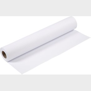 Tegnepapir P� Rulle - B 61 Cm - 80 G - Hvid - 50 M