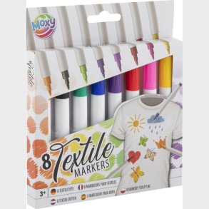 Tekstiltusser - 8 Farver