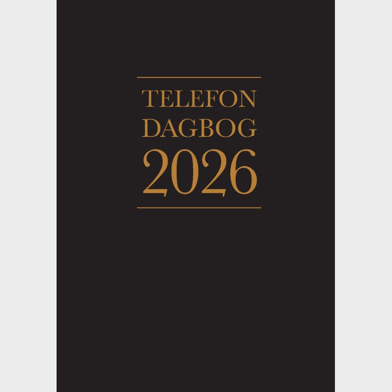 Telefondagbog 2026 - Bog