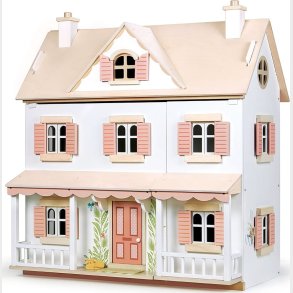 Dukkehus I Tr - Tender Leaf - 74 Cm