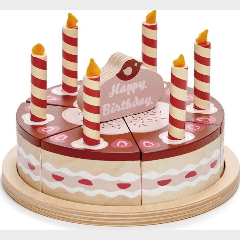 Tender Leaf - Lagkage Med Lys - Chokolade