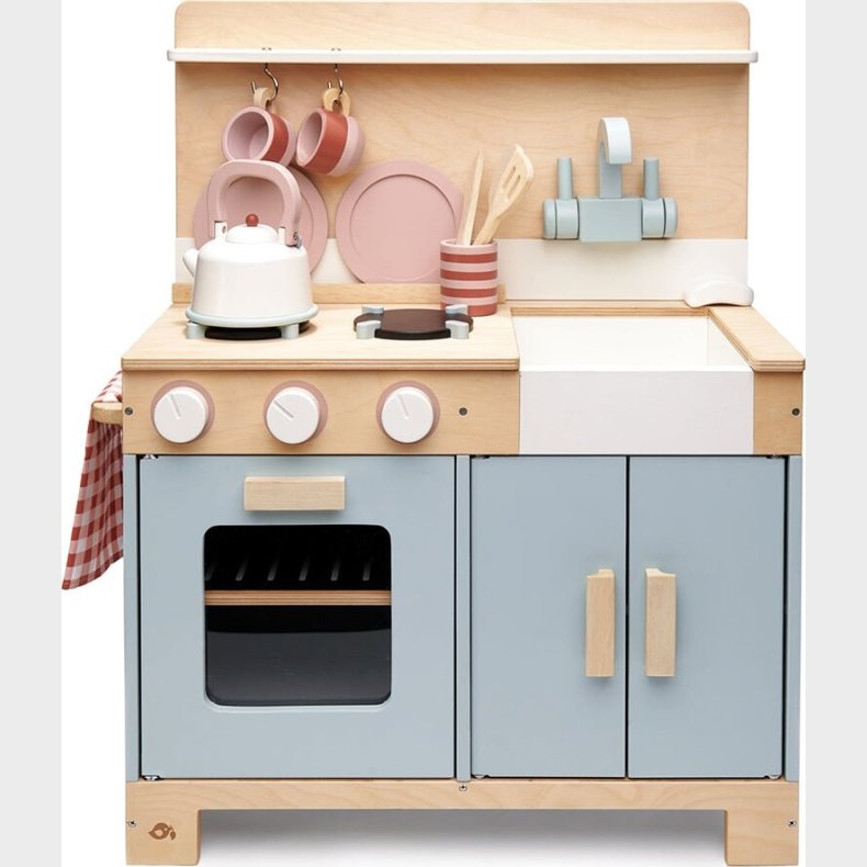 Tender Leaf - Legek�kken Med Tilbeh�r - Medium - Tr� - 16 Dele