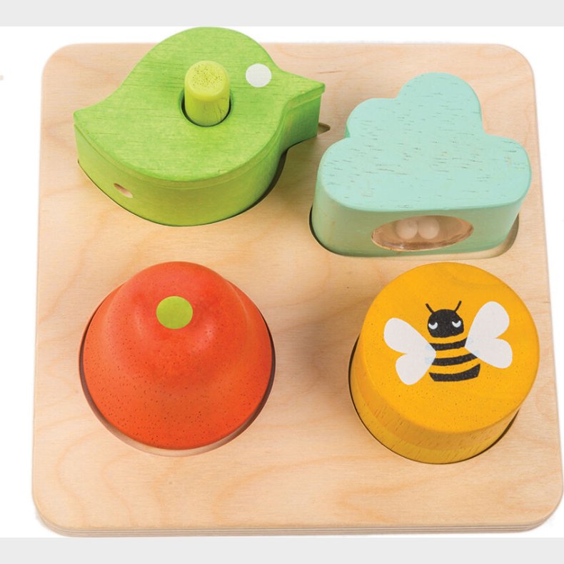 Tender Leaf - Puslespil 4 Brikker Med Lyd