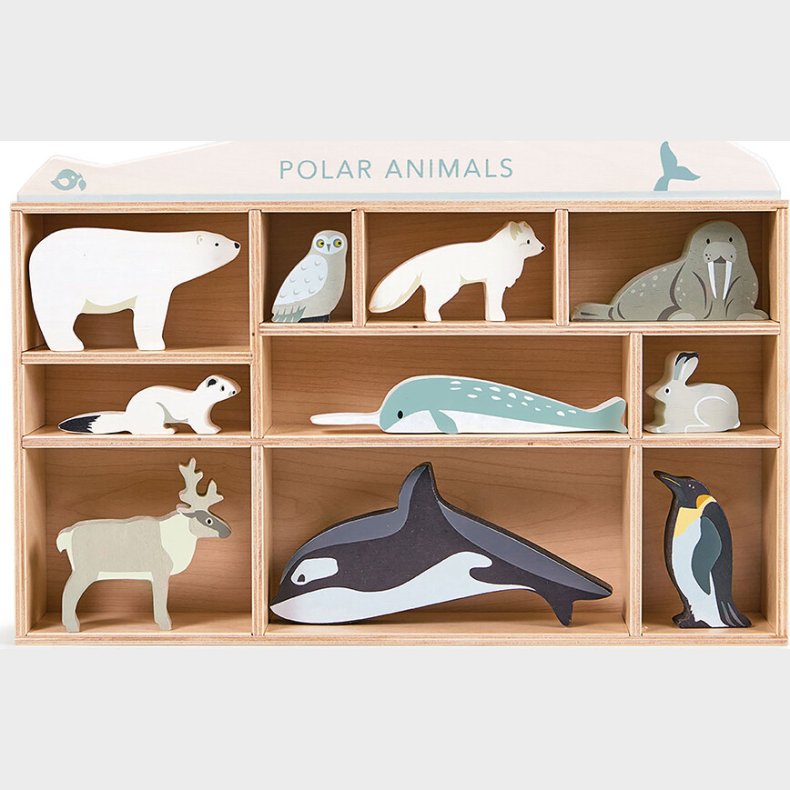 Tender Leaf - Sttekasse Med 10 Trdyr - Polar