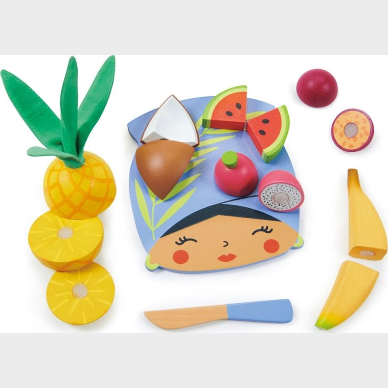 Tender Leaf - Legemad - Tropisk Frugt Med Sk�rebr�t Og Kniv