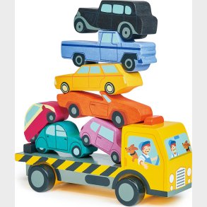 Leget�jsbiler I Tr� - Biltransport Stableleget�j - 8 Stk - Tender Leaf