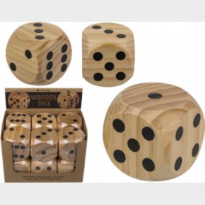 Terning - Kmpe Tr 6 X 6 Cm