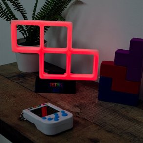 Tetris - Red Neon Light - Red - 21cm X 14cm