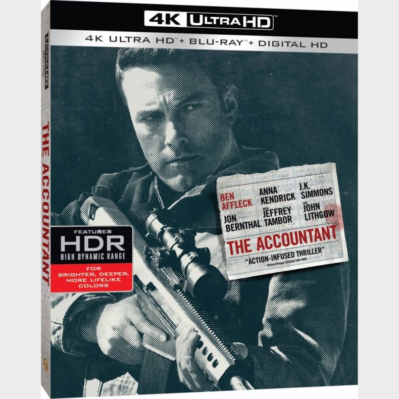 The Accountant - 2016 - 4K Blu-Ray