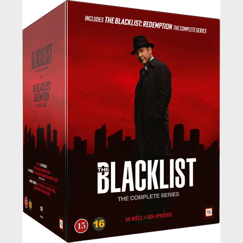 The Blacklist - Den Komplette Serie - DVD - Tv-serie