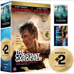 The Constant Gardener // Flugten // My Blueberry Nights - DVD - Film