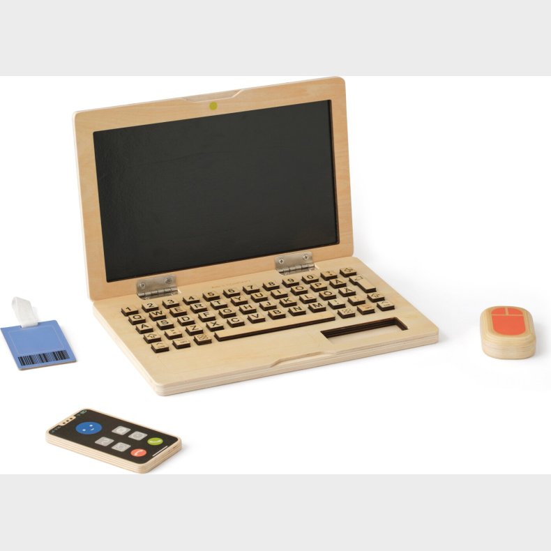 Leget�js Computer S�t Til B�rn - Tr� - Kids Concept