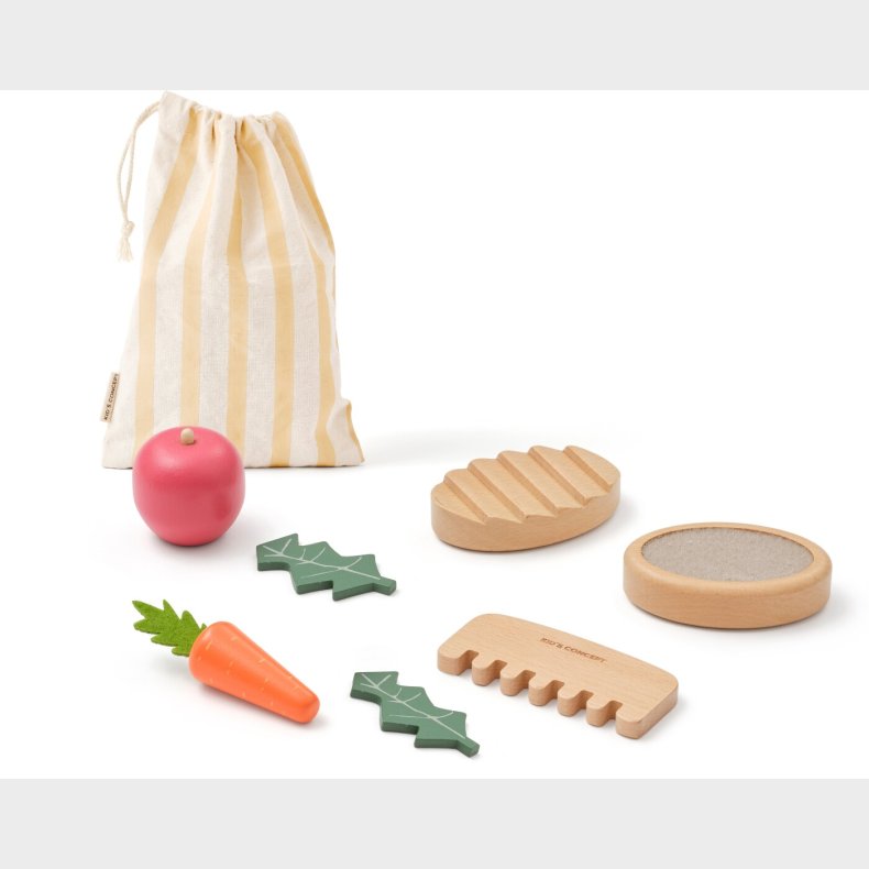 K�phest Tilbeh�r - Lege Plejes�t Til Hest - 8 Dele - Kids Concept