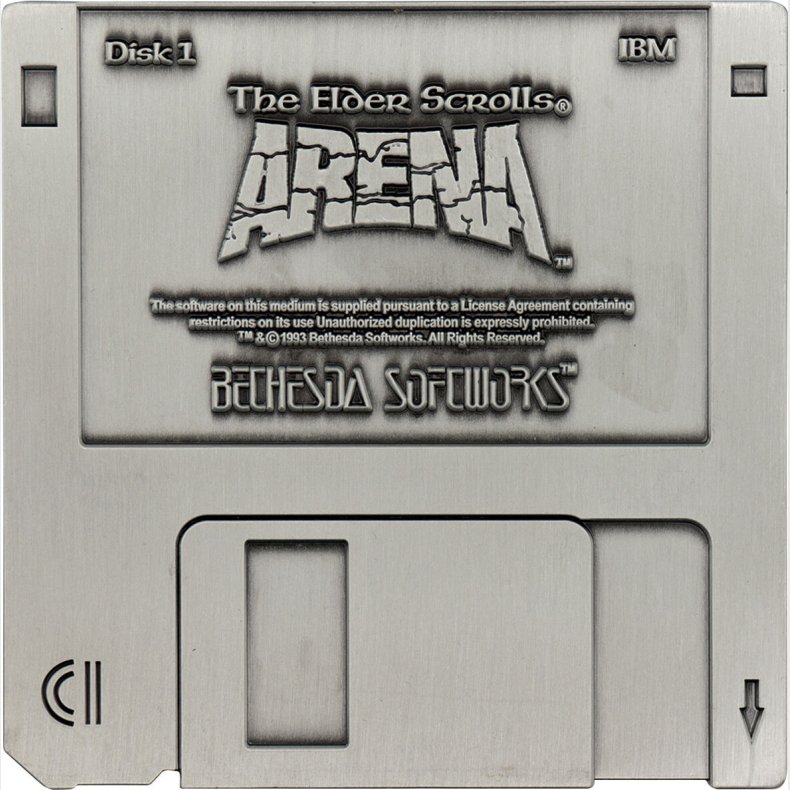 The Elder Scrolls Arena Floppy Disk Replica