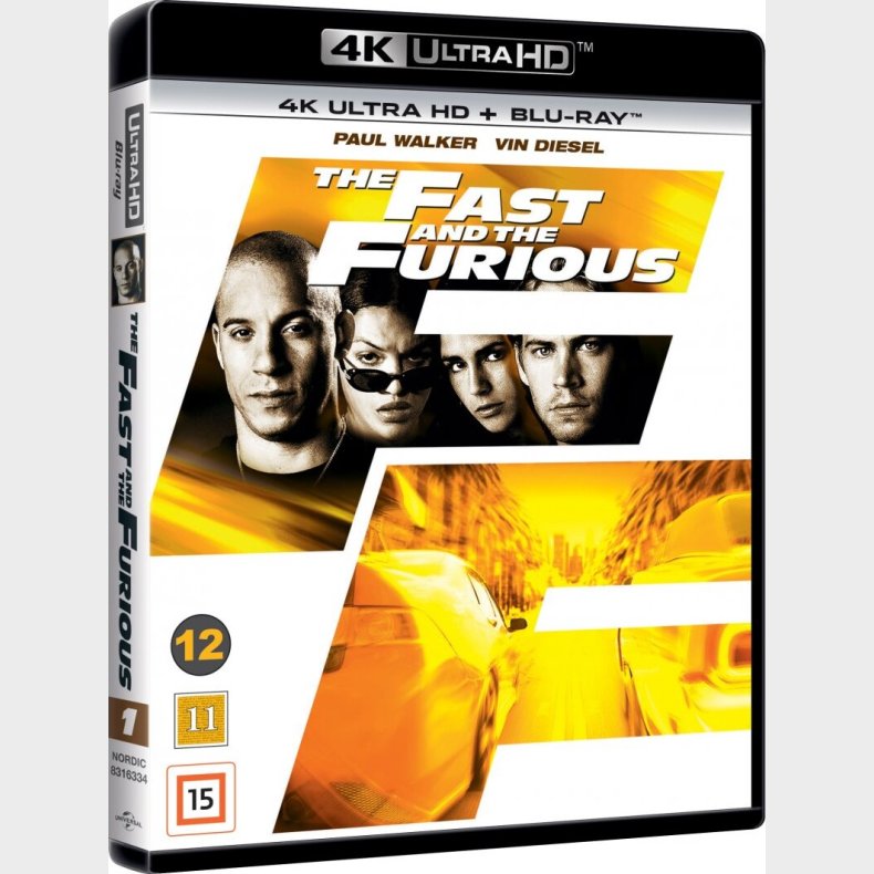 The Fast And The Furious - 4K Blu-Ray