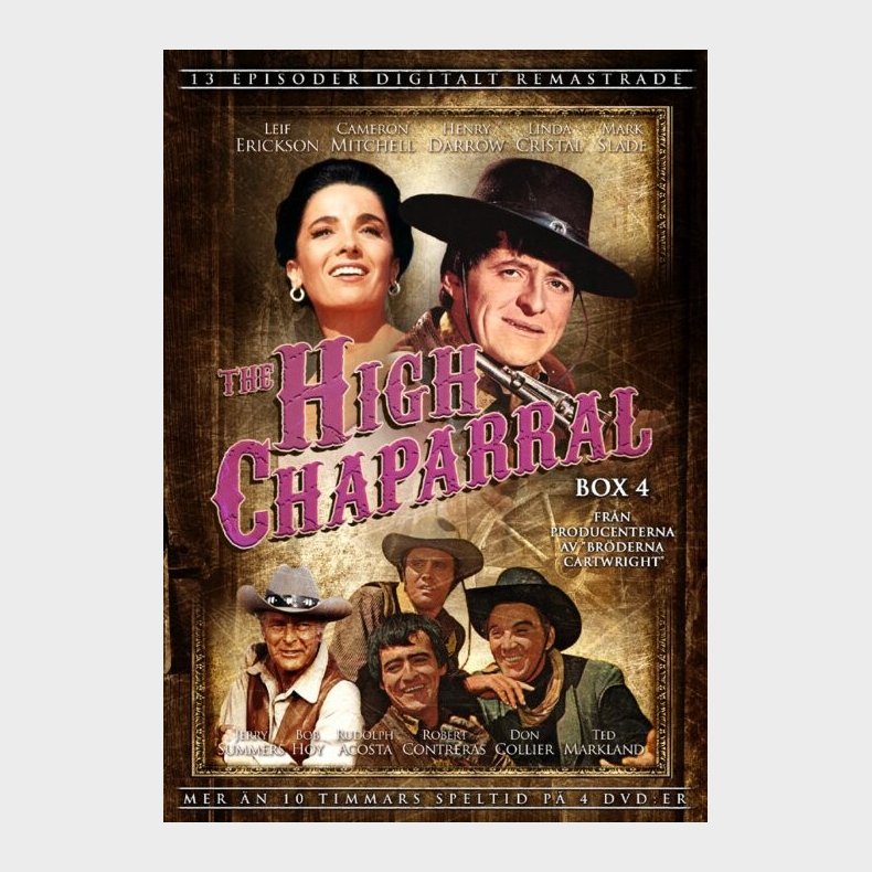 The High Chaparral - Boks 4 - DVD - Tv-serie