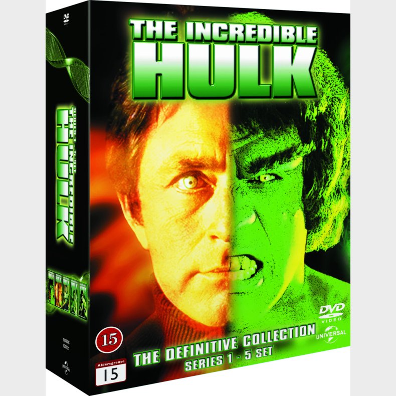 The Incredible Hulk - Den Komplette Serie - DVD - Tv-serie