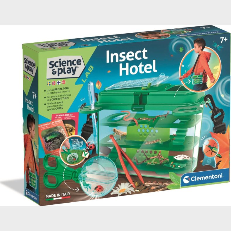 Clementoni - Science & Play - Insekts�t Med Insektboks Til B�rn