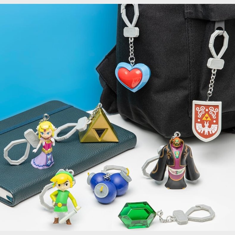 Legend Of Zelda Backpack Buddies Taskevedh�ng - Assorteret
