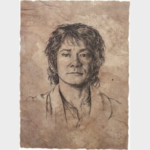 Hobbitten / The Hobbit Plakat - Bilbo Baggins Portrt - 20 X 28 Cm
