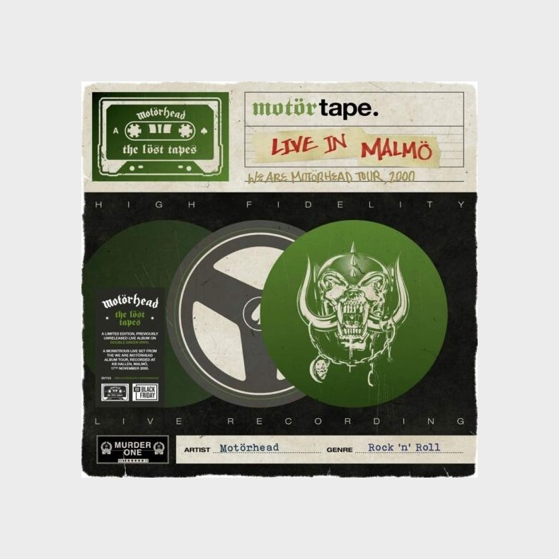 Motorhead - The L�st Tapes Vol. 3 - Live In Malm� 2000 - Vinyl Lp