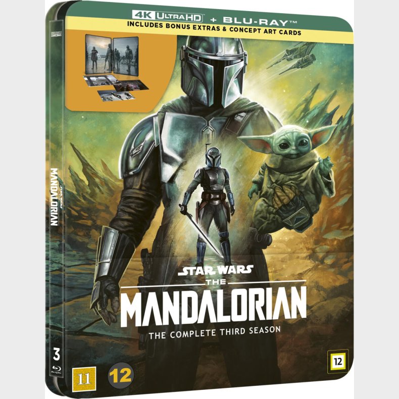 The Mandalorian - S�son 3 -  Steelbook - 4K Blu-Ray - Tv-serie