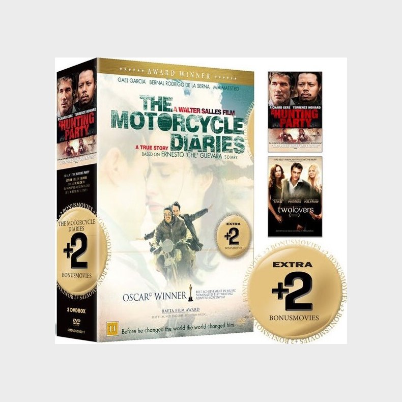 The Motorcycle Diaries // The Hunting Party // Two Lovers - DVD - Film