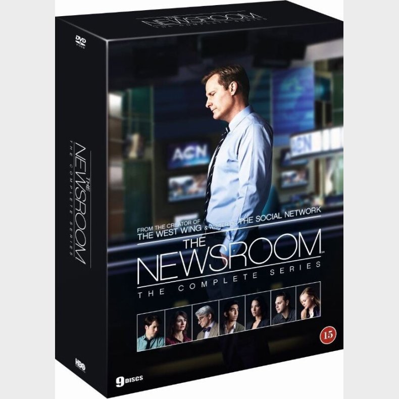 The Newsroom - Den Komplette Serie - Hbo - DVD - Tv-serie
