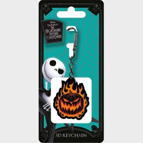 The Nightmare Before Christmas (flaming Pumpkin) 3d Keychain