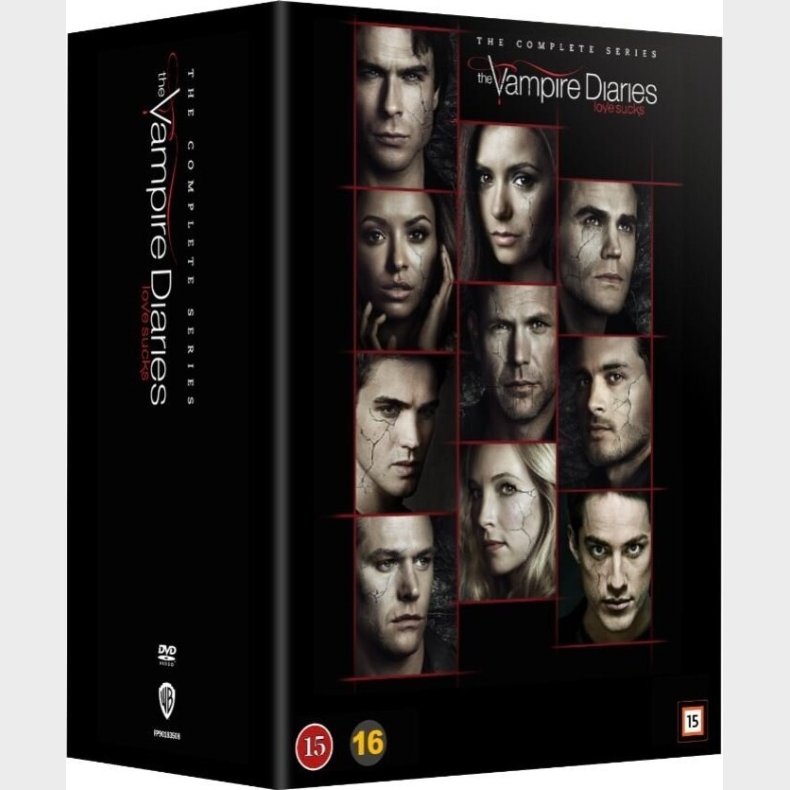 The Vampire Diaries - Sson 1-8 - DVD - Tv-serie
