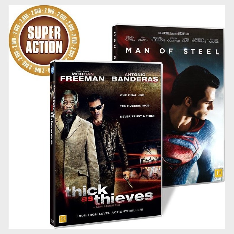 Man Of Steel // Thick As Thieves - DVD - Film