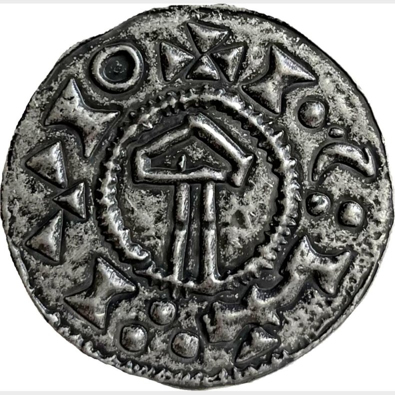 Thorshammer Viking Coin, Silver