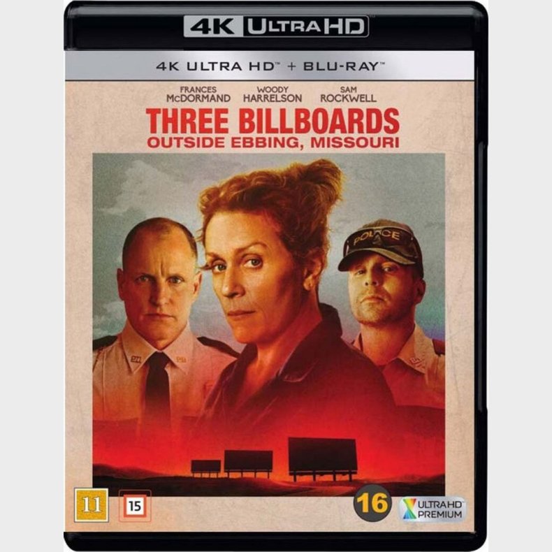 Three Billboards Outside Ebbing Missouri - 4K Blu-Ray