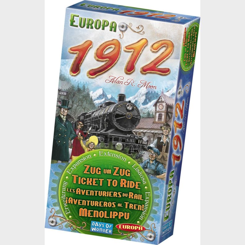 Ticket To Ride - Europa 1912 Expansion - Udvidelsespakke