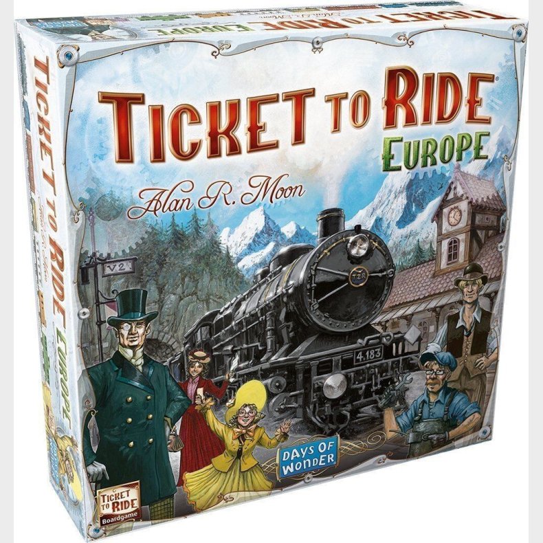 Ticket To Ride Br�tspil - Europa