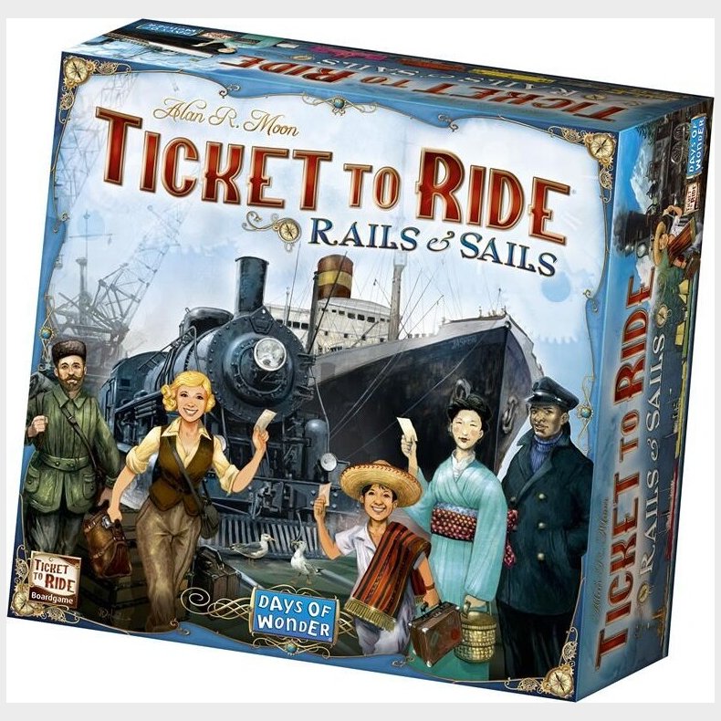 Ticket To Ride Spil - Sails And Rails