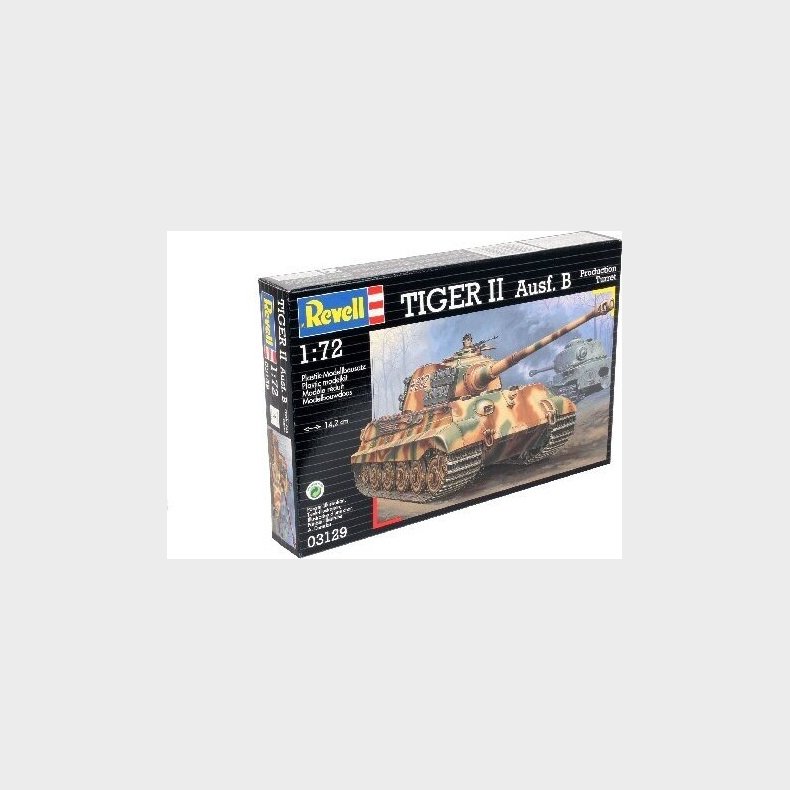 Revell - Tiger Ii Ausf. B Tank Bygges�t - 1:72 - 03129