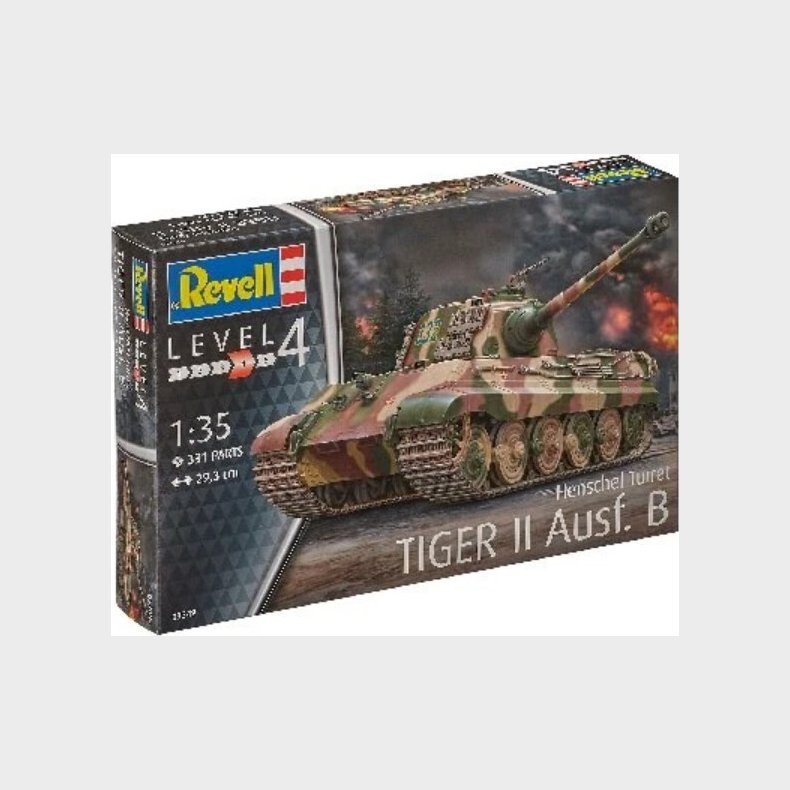 Revell - Tiger Ii Ausf. B Tank Bygges�t - 1:35 - 03249