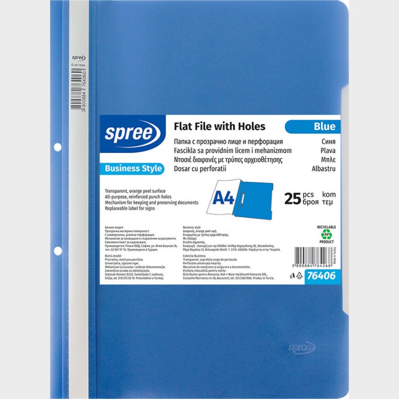 Tilbudsmappe A4 Bl - Spree