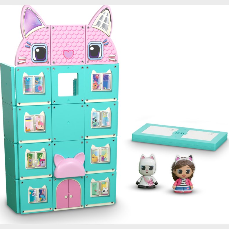 Tile Town - Gabbys Doll House Magnetisk Lege- Og Byggest