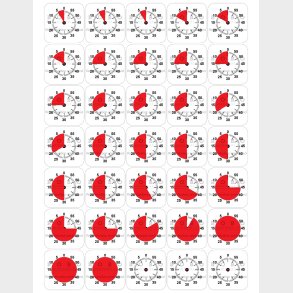 Time Timer - Magnetiske piktogrammer, Tid